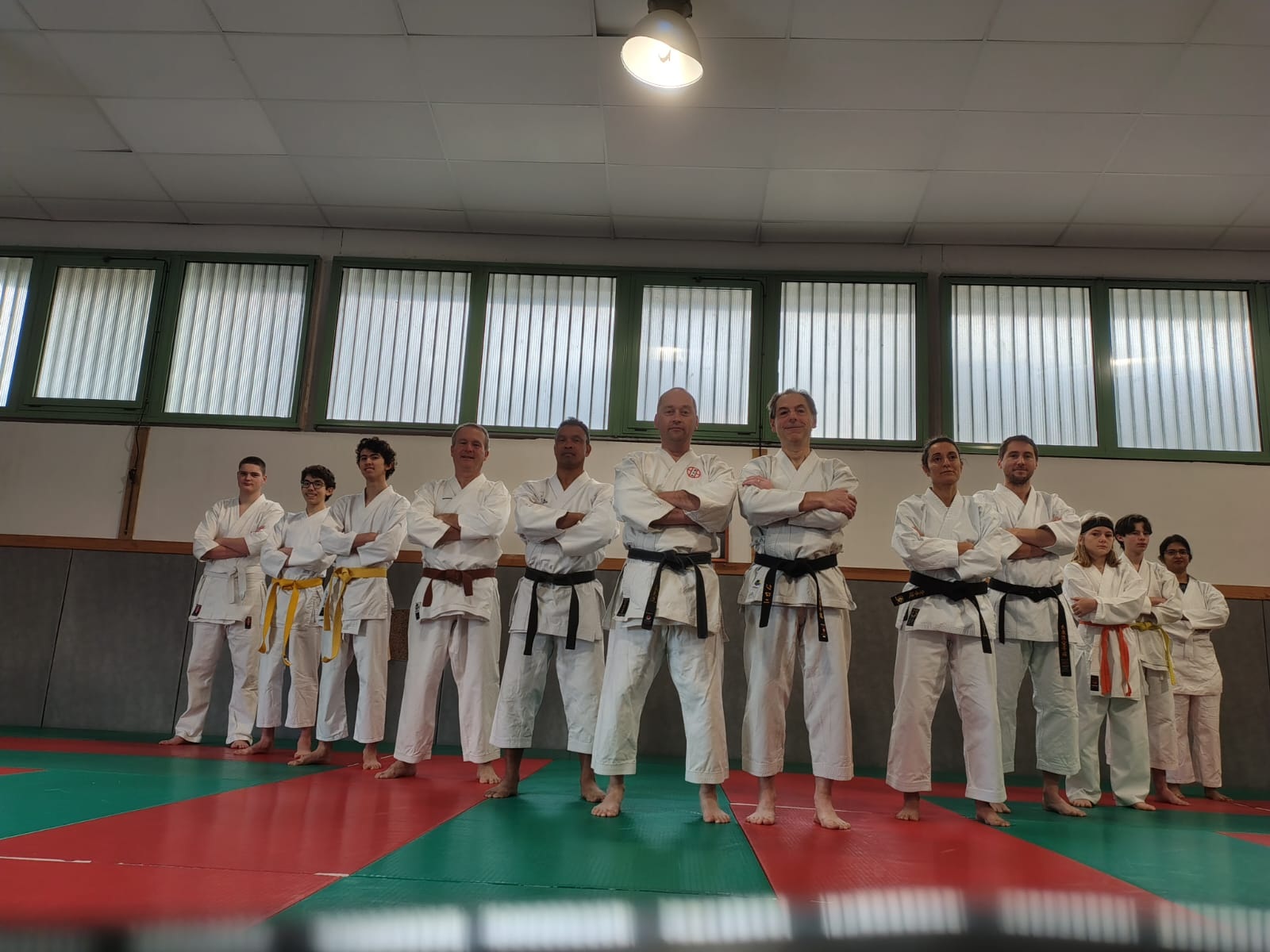 Travail technique au dojo